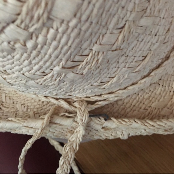 Paper straw hat size 55 cm soft straw wire around the edge ideal for Halloween - Picture 4 of 8